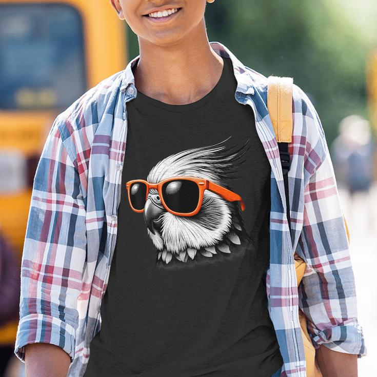 Coole Nymphensittiche Mit Sonnenbrille Grafische Kunst Kinder Tshirt