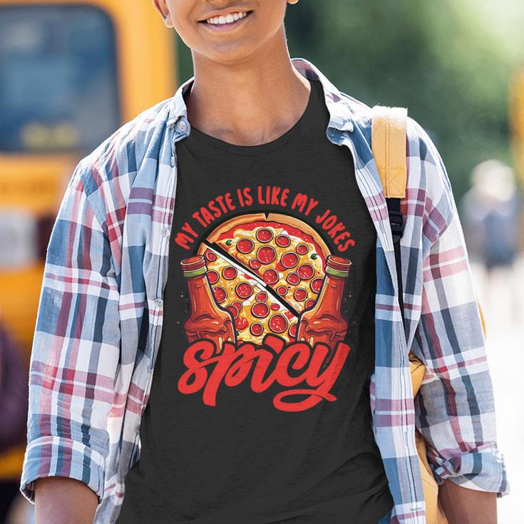 Dad Jokes Chili Spicy Souce Chef Pizza Bekleidung Kinder Tshirt