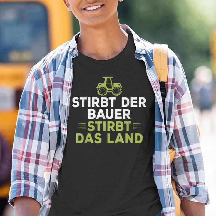 Dies Der Bauer Dies Das Land Landwirte Zukunft Demo Kinder Tshirt