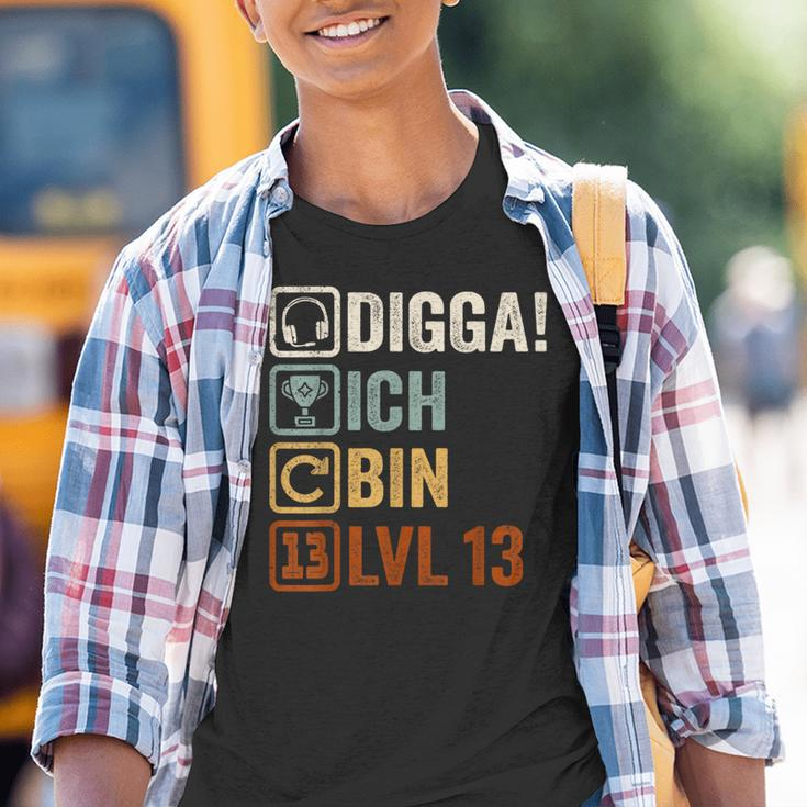 Digga Ich Bin 13 Jahre 13Th Birthday Boy Gamer Kinder Tshirt