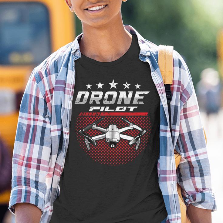 Drone Pilot Quadcopter Whoop Copter Pilot Drone Kinder Tshirt