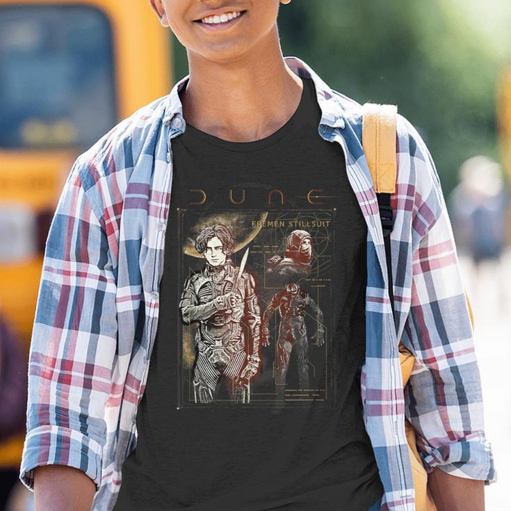 Dune Paul Atreides Schimatic Poster Kinder Tshirt