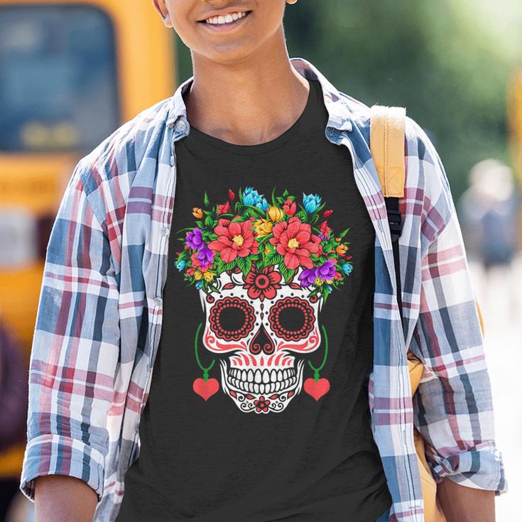 Easter 2023 Day Dia De Los Muertos Kinder Tshirt