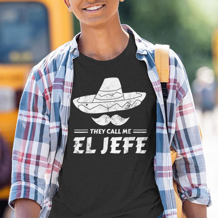 El Jefe Mexican Sombrero Kinder Tshirt