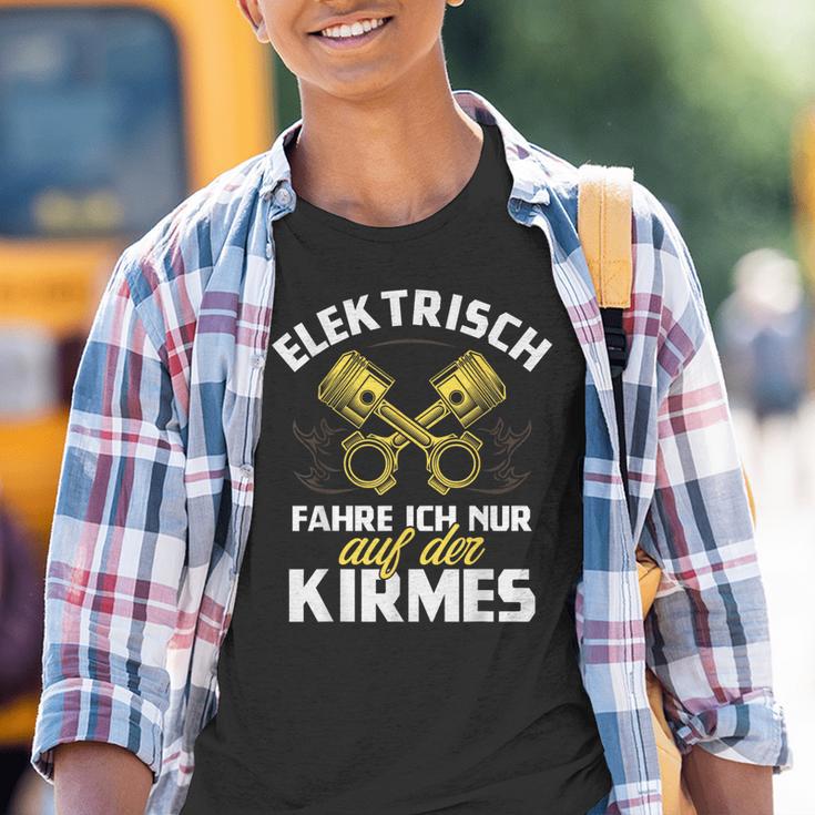 Elektrisch Fahren Wir Nur Auf Der Kirmes I Love Co2 Kinder Tshirt