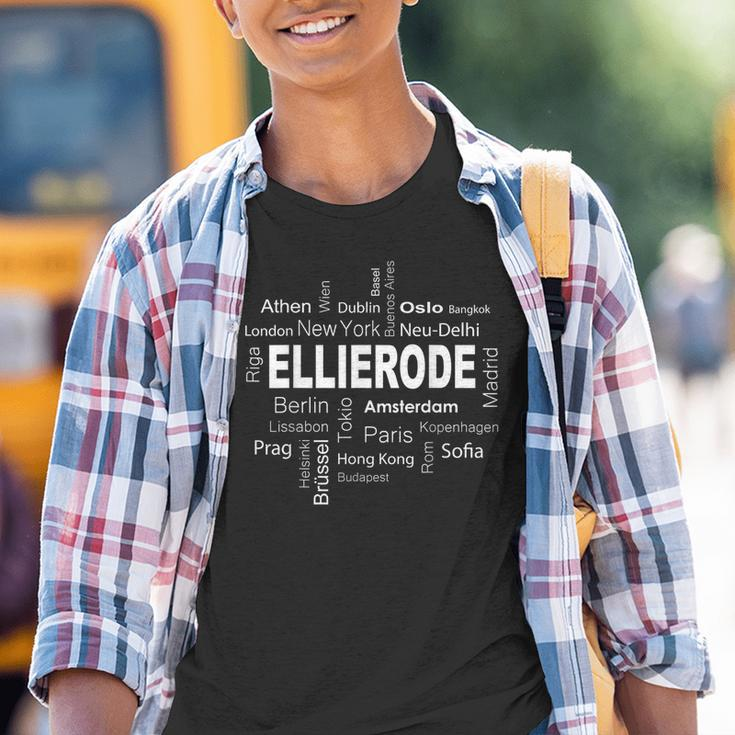 With Ellierode New York Berlin Ellierode Meine Hauptstadt Kinder Tshirt