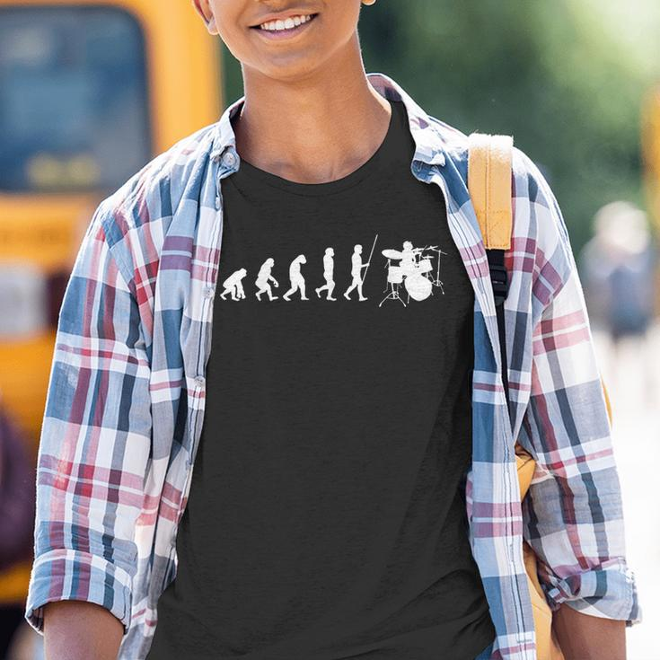 Evolution Drummer Kinder Tshirt