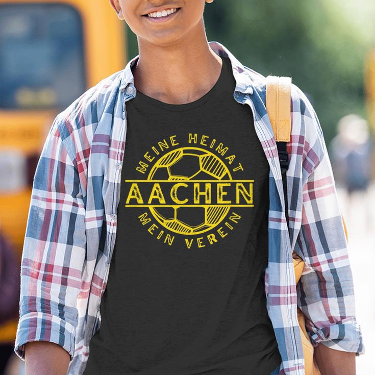 Football Kicken Club Aachen Fan Heimat Rheinland Kinder Tshirt
