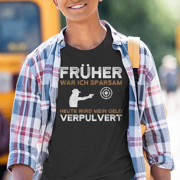 Früher War Ich Sparsam Schützenverein Sportschützenverein S Kinder Tshirt