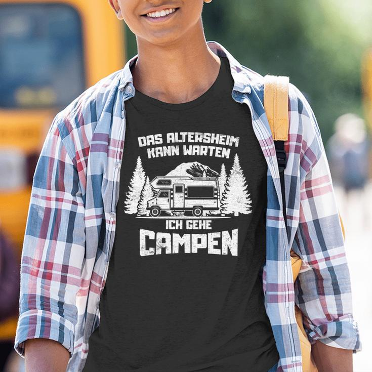 Fun Camper Campen Camping Wohnwagen Womo Urlauber Geschenke Kinder Tshirt