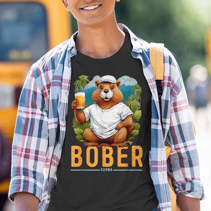 Bober Bóbr Kurwa Polish Bober Kurwa Bobr Kinder Tshirt