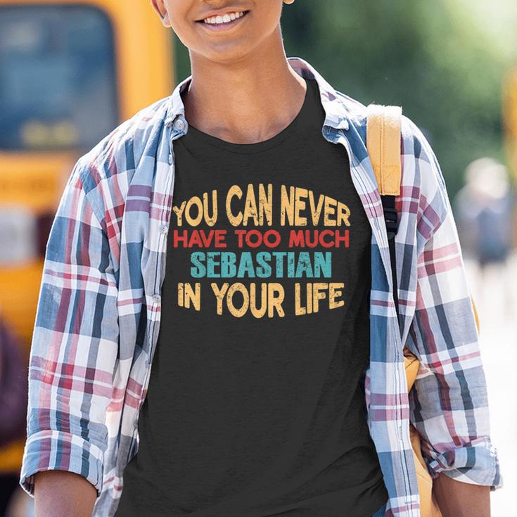 Sebastian Personalisiertes Vorname Witzartikel Kinder Tshirt