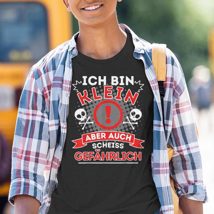 Slogan Ich Bin Klein Aber Scheisss Dangerous Kinder Tshirt