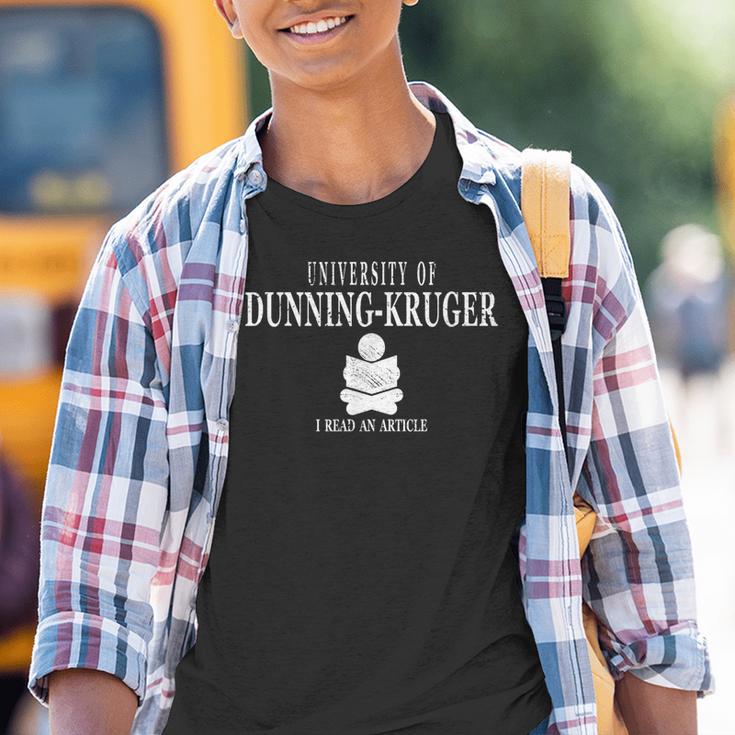 University Of Dunning Kruger Kinder Tshirt