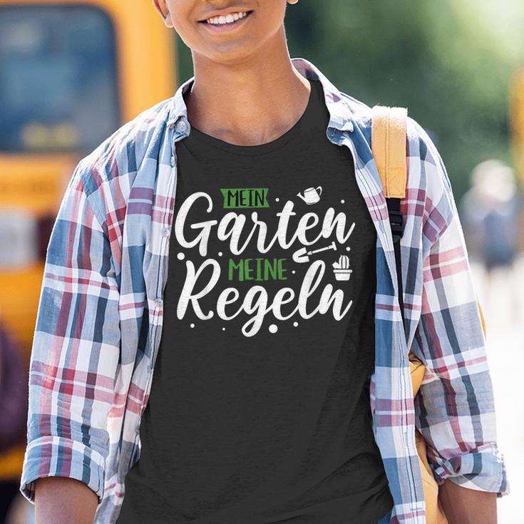 My Garten My Rules Gardener Gardening Garden Kinder Tshirt