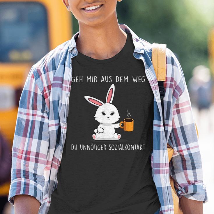 Geh Mir Aus Dem Weg Du Unnötiger Sozialkontakt German S Kinder Tshirt