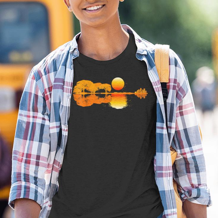 Guitar Sun Guitar Guitarist Kinder Tshirt