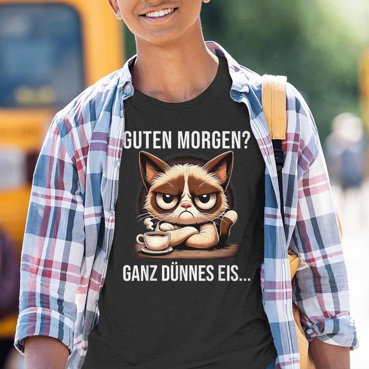 Guten Morgen Ganz Dünne Eis Sayings Kinder Tshirt