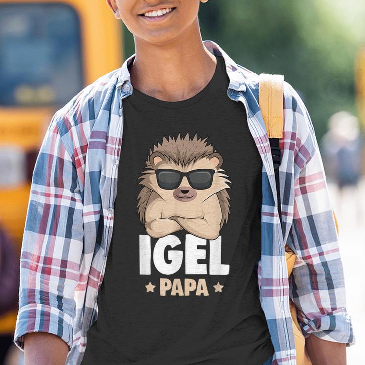 Hedgehog Papa Kinder Tshirt