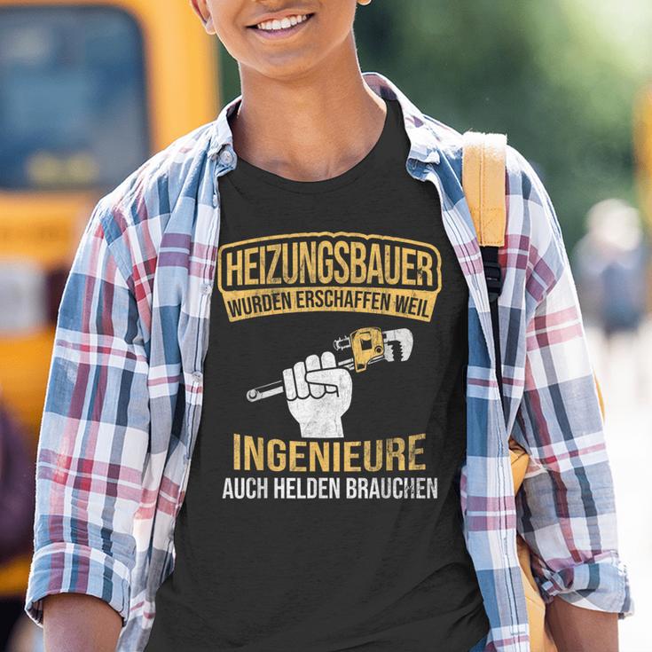 Heizungsbauer Herden Der Ingenieure Heater Building Kinder Tshirt