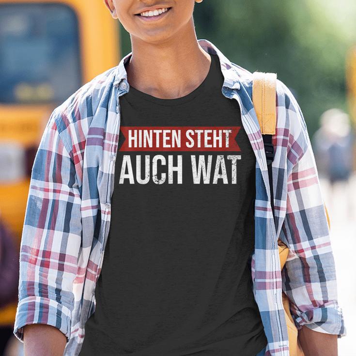 Hinterten Steht Auch Was Was Back Stands Och Wat Kinder Tshirt