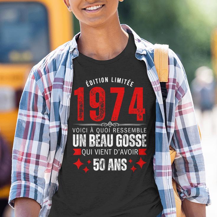 Humour Homme 50 Ans Idée Cadeau Anniversaire Beau Gosse 1974 Youth T ...