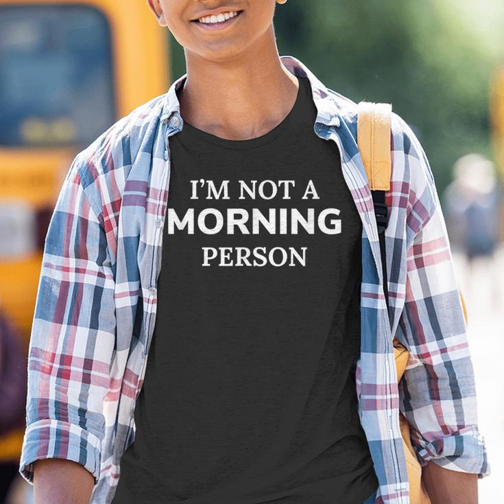 Ich Bin Kein Morgenmensch Kinder Tshirt
