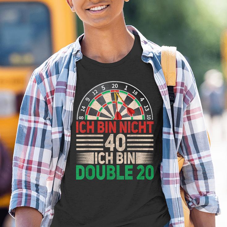 Ich Bin Nicht 40 Ich Bin Double 20 Ich Bin Nicht 40 Ich Bin Double Kinder Tshirt