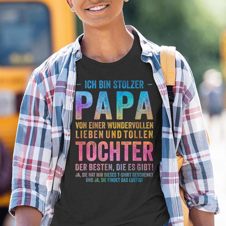 Ich Bin Stolzer Papa Einer Wundervolltochter Kinder Tshirt