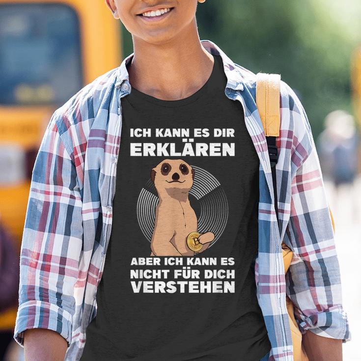 Ich Kann Es Dir Klaren Krypto Trader Miner Btc Bitcoin Kinder Tshirt