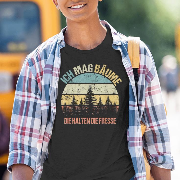 'Ich Mag Bäume Die Halten Die Fresse Sayings Nature Kinder Tshirt