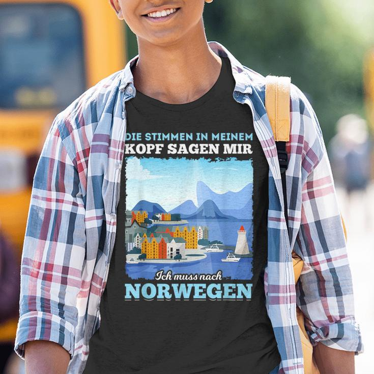 Ich Muss Nach Norwegian Kinder Tshirt