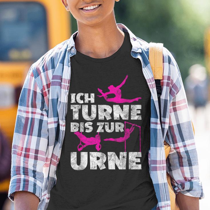 Ich Turne Bis Zur Urne Turnen Kinder Tshirt