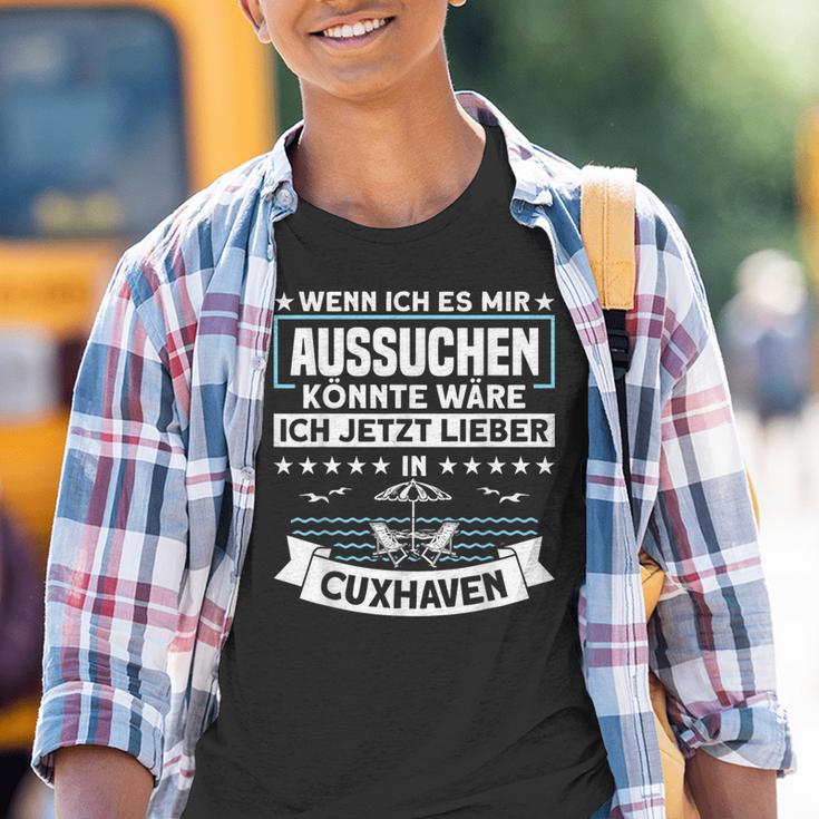 Ich Wäre Jetzt Lieber In Cuxhaven North Sea Kinder Tshirt