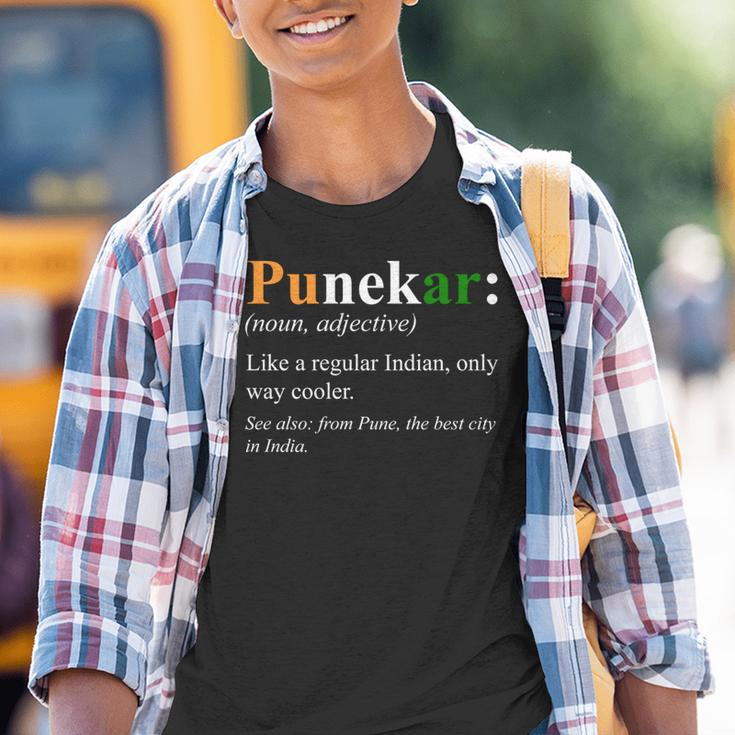 Indisches Pune-Geschenk – Punekar Definition Kinder Tshirt