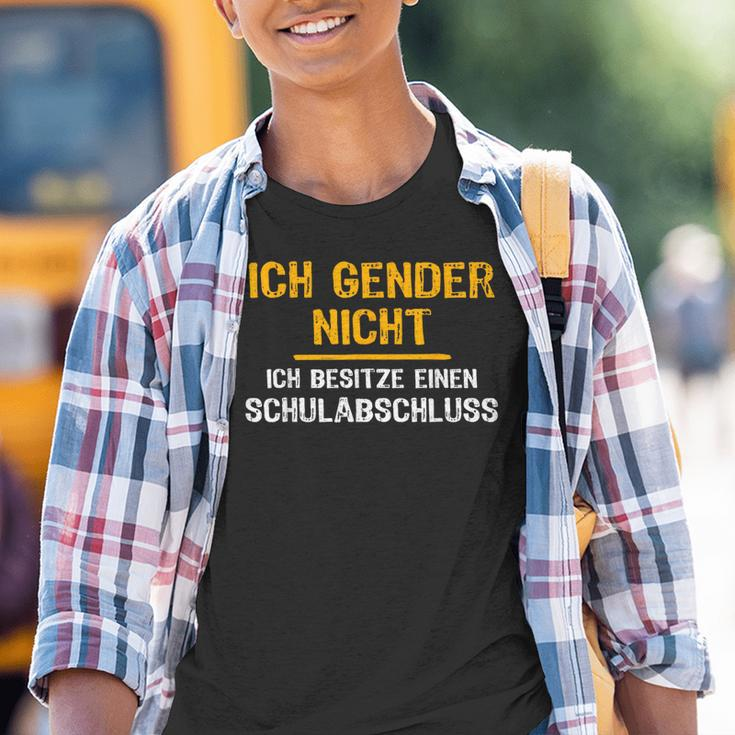 Ironie Ich Gender Nicht Gender Kinder Tshirt