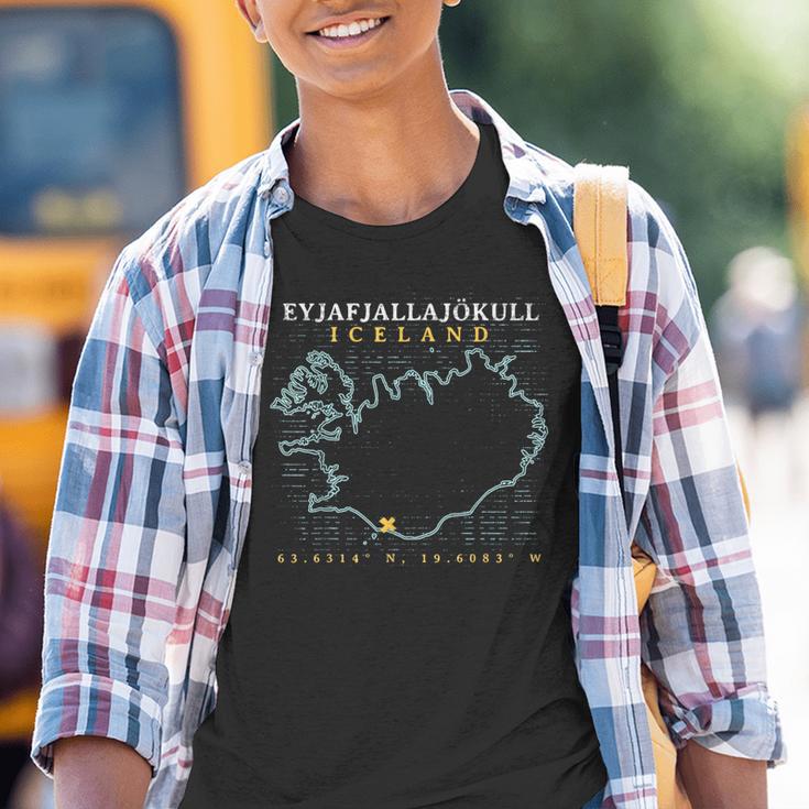 Island Eyjafjallajökull Kinder Tshirt