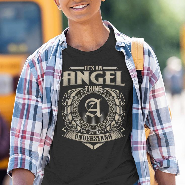 It's An Angel Thing You Wouldn't Understand Name Vintage Youth T-shirt