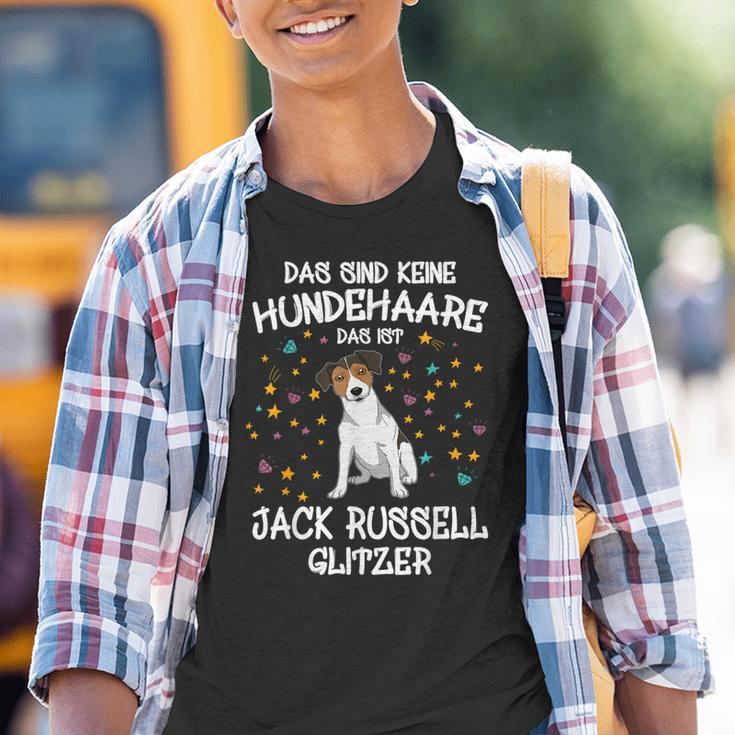 Jack Russell Glitter Dog Holder Dog Kinder Tshirt