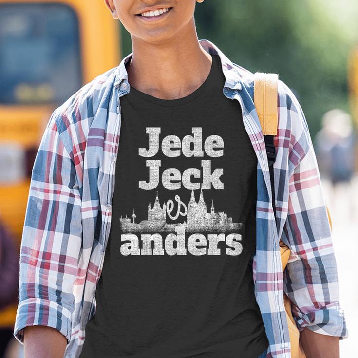 Jeder Jeck Es Anders Kölsches Grundgesetz Carnival In Cologne Kinder Tshirt