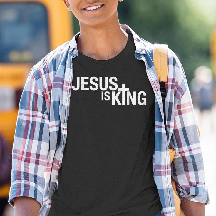 Jesus Is King Kinder Tshirt