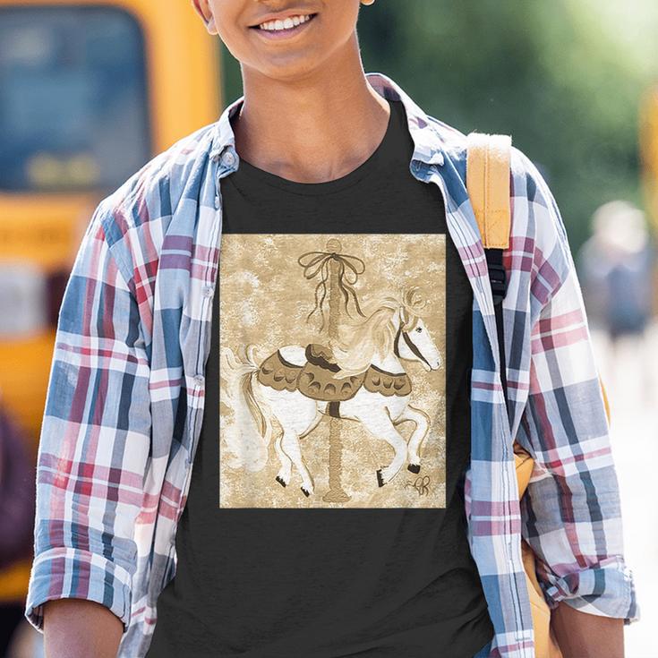 Karussellpferd Kinder Tshirt