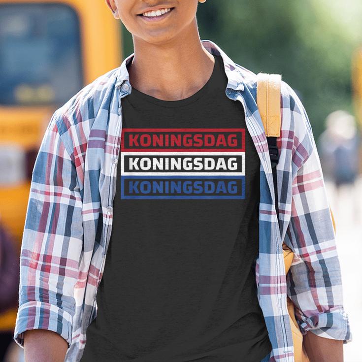 Kingsday Amsterdam Koningsdag Netherlands Holland Kinder Tshirt