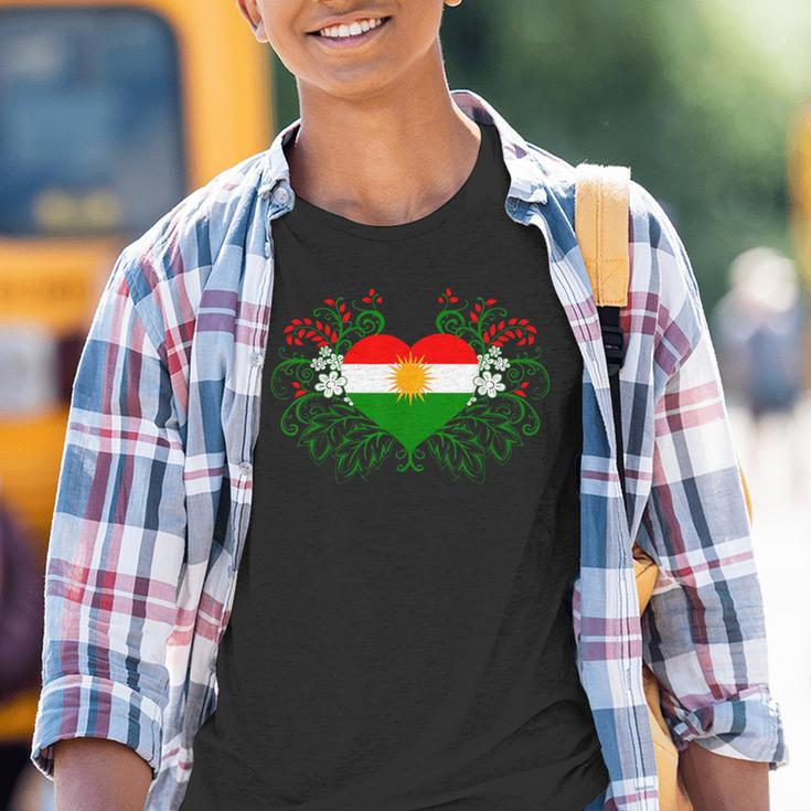 Kurdistan Kurdish Flag Kurdish Kinder Tshirt