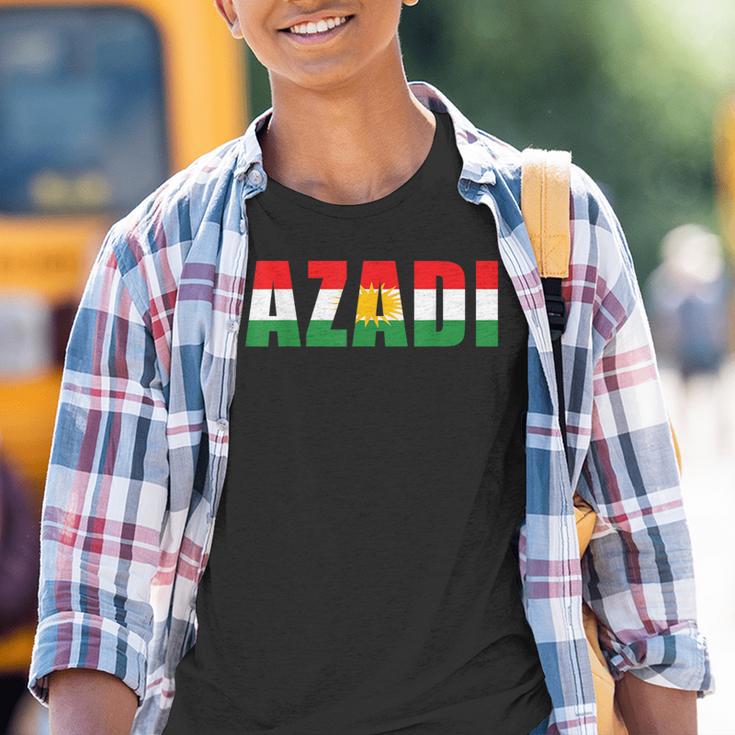 Kurdistan Kurdish Flag Kinder Tshirt