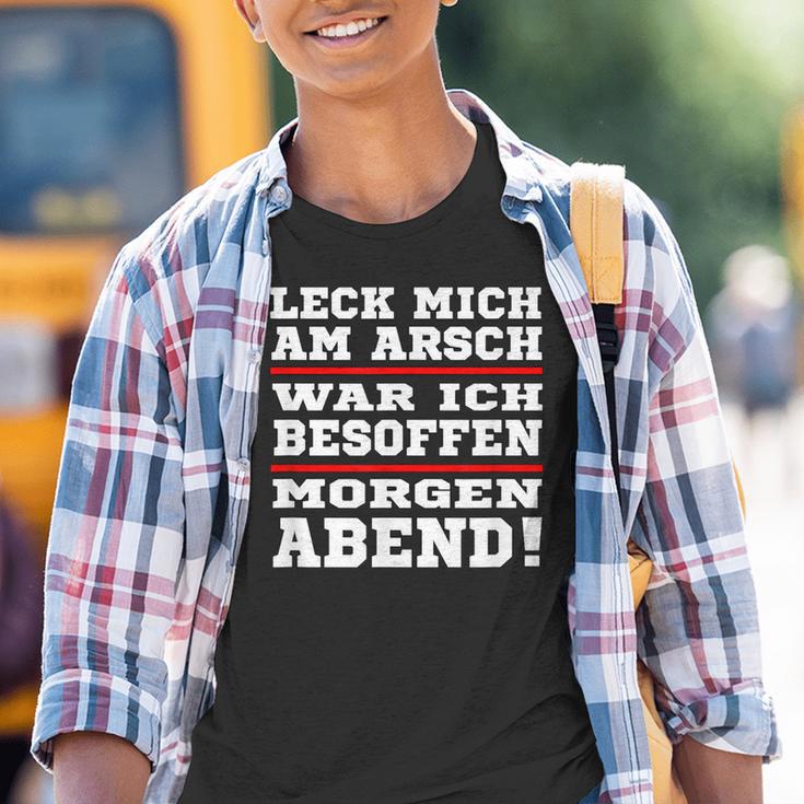 Leck Mich Am Arsch War Ich Besoffen In German Kinder Tshirt