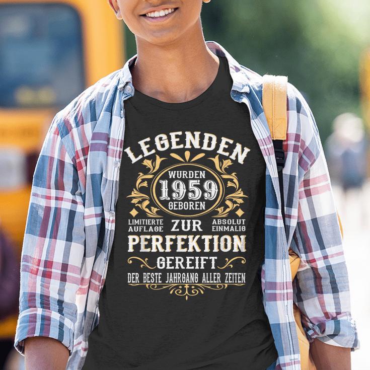 Legends 1959 Geboren Vintage 1959 Birthday Kinder Tshirt