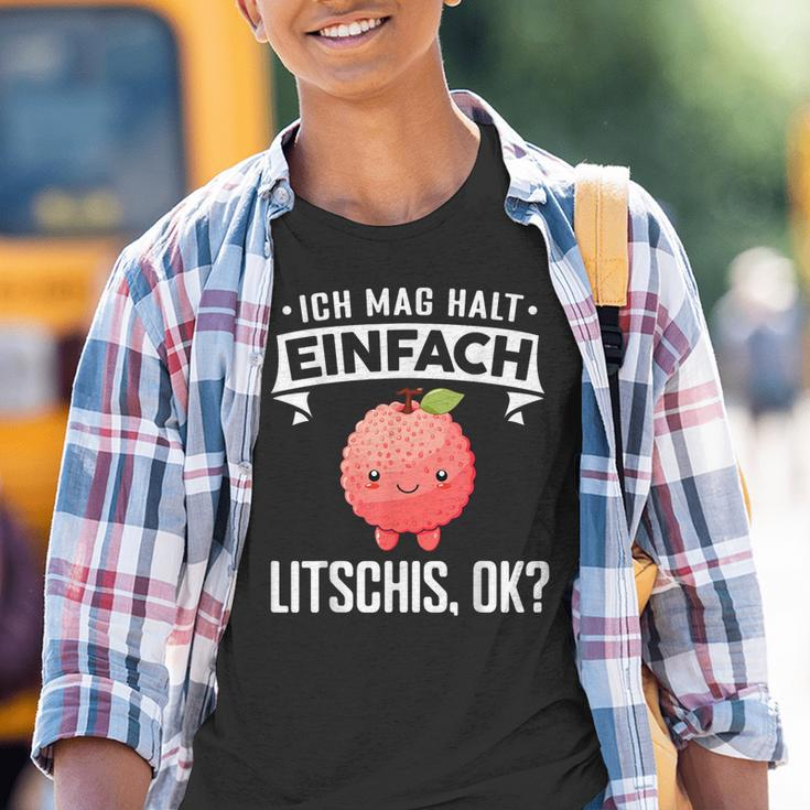 Litschi Ich Mag Halt Einfach Litschis Kinder Tshirt