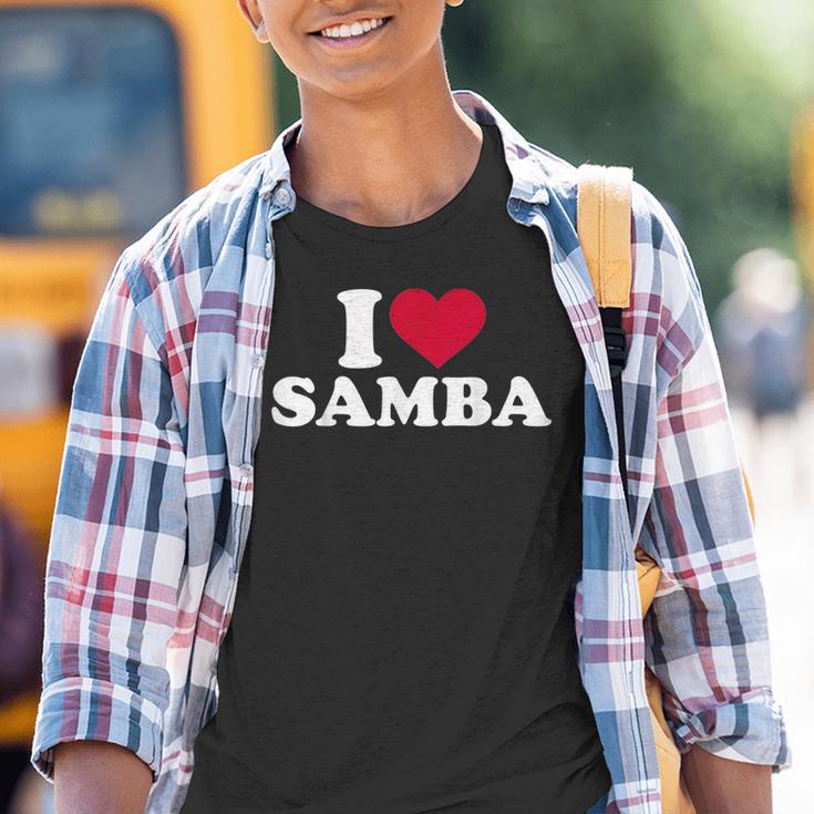 I Love Samba Kinder Tshirt