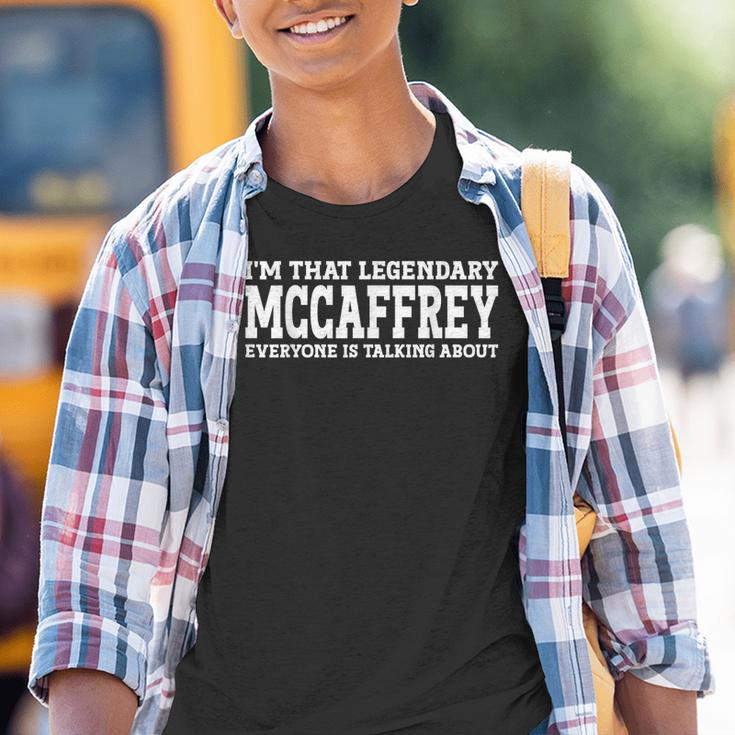 Mccaffrey Surname Team Family Last Name Mccaffrey Youth T-shirt